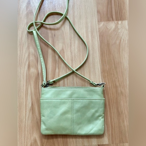 Hobo Leather Green Small Crossbody - Picture 2 of 4